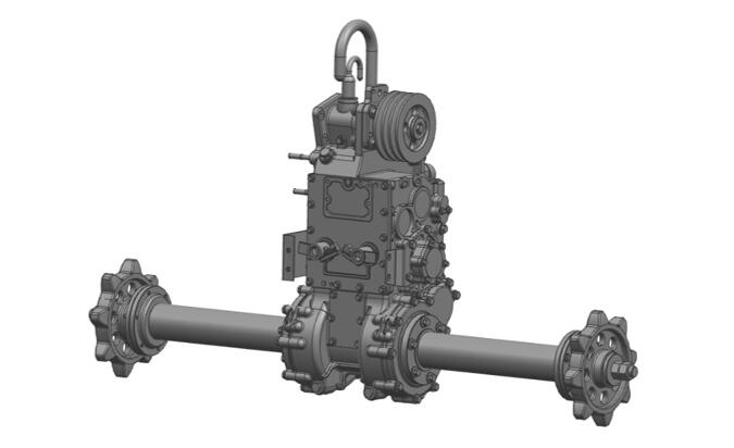 R100S履帶式谷物收獲機變速箱