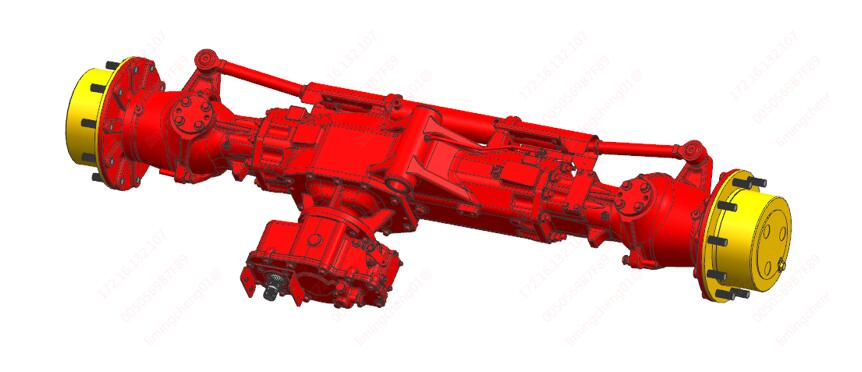 CF平臺收獲機械后驅(qū)動橋